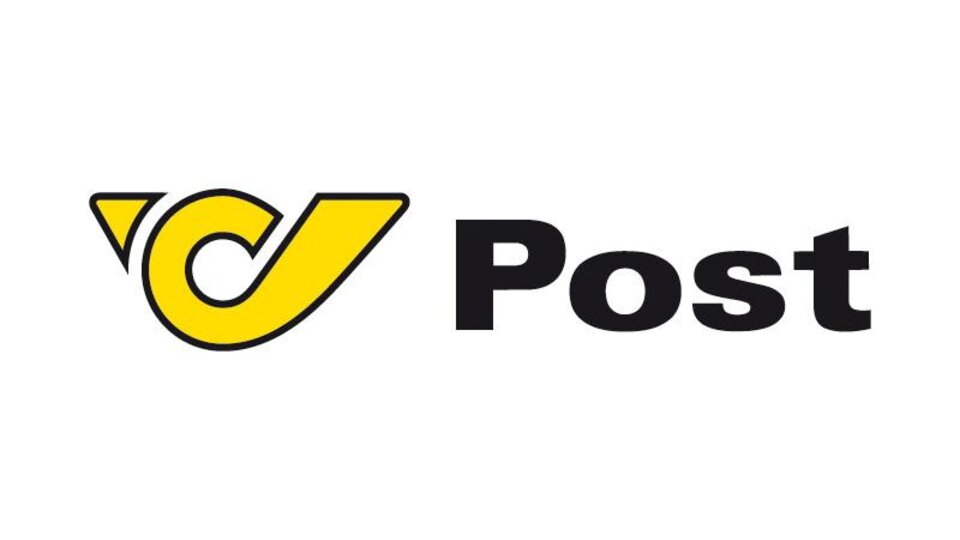 A simple logo of the post with a yellow symbol and the lettering "Post" in black. The design is modern and clearly structured.
