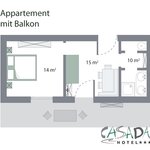 Photo of Apartment with balcony, shower, toilet, 2 bedrooms